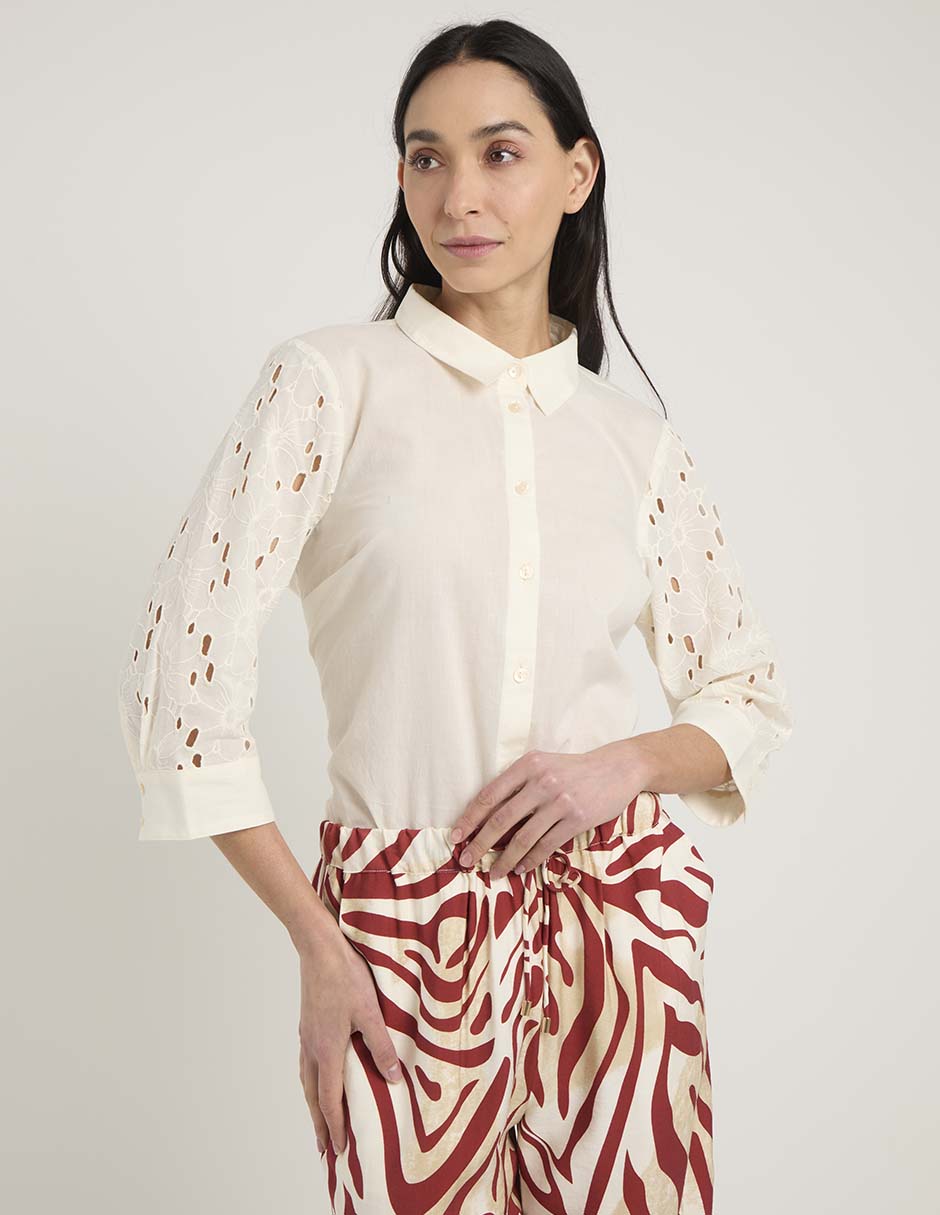 Blusa manga 3/4 para mujer 8