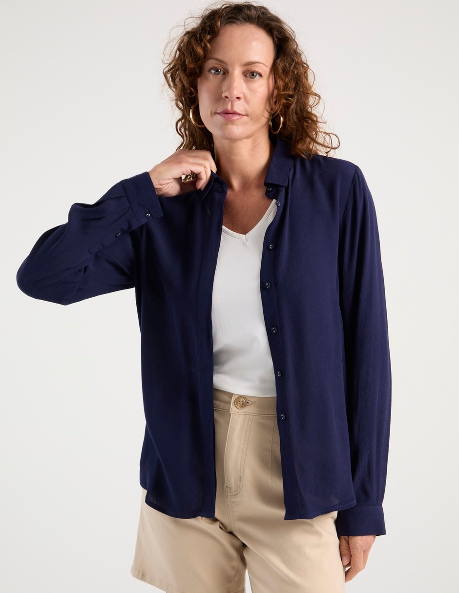 Blusa Weekend manga larga para mujer