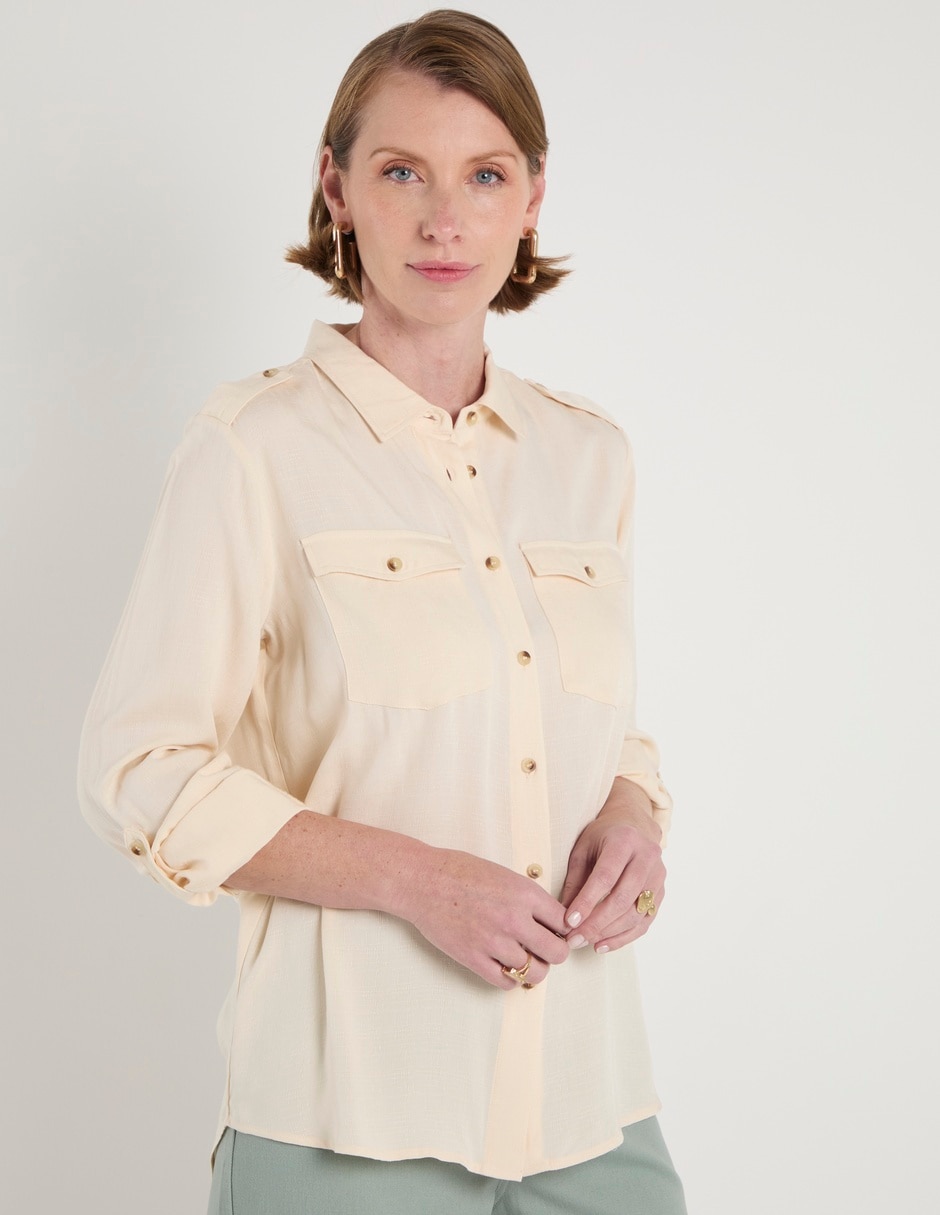 Blusa manga larga para mujer 1