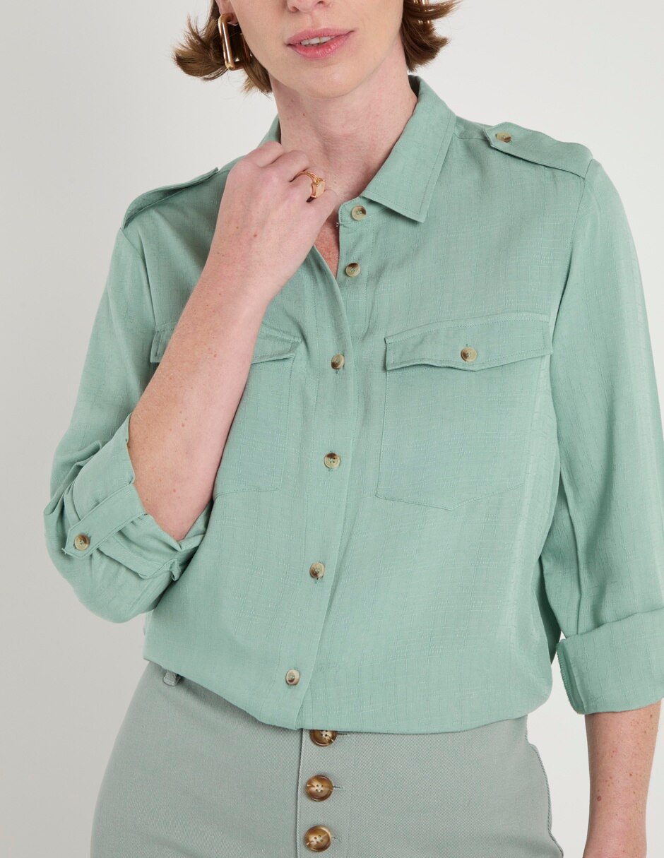 Blusa manga larga para mujer 4