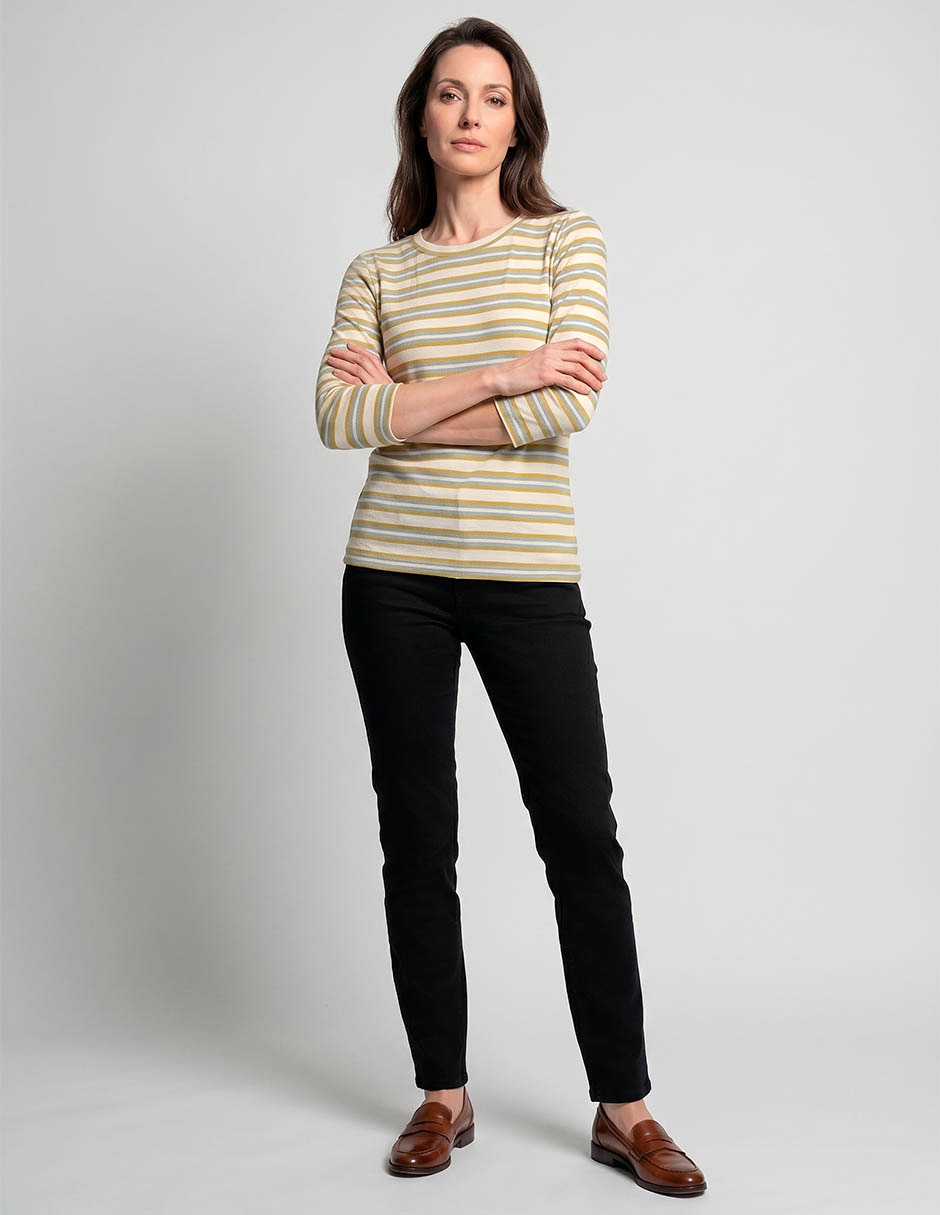Playera manga 3/4 Weekend cuello redondo para mujer