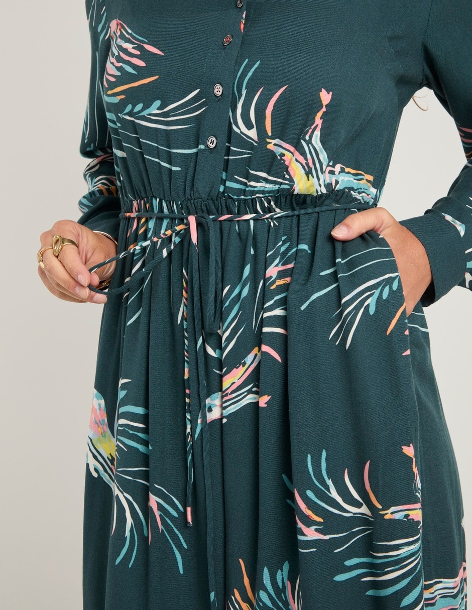 Vestido midi casual para mujer