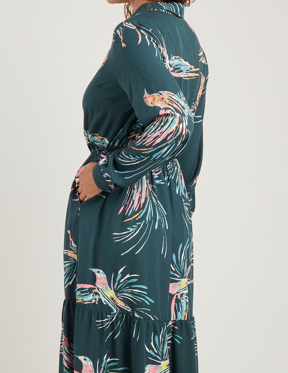 Vestido midi casual para mujer