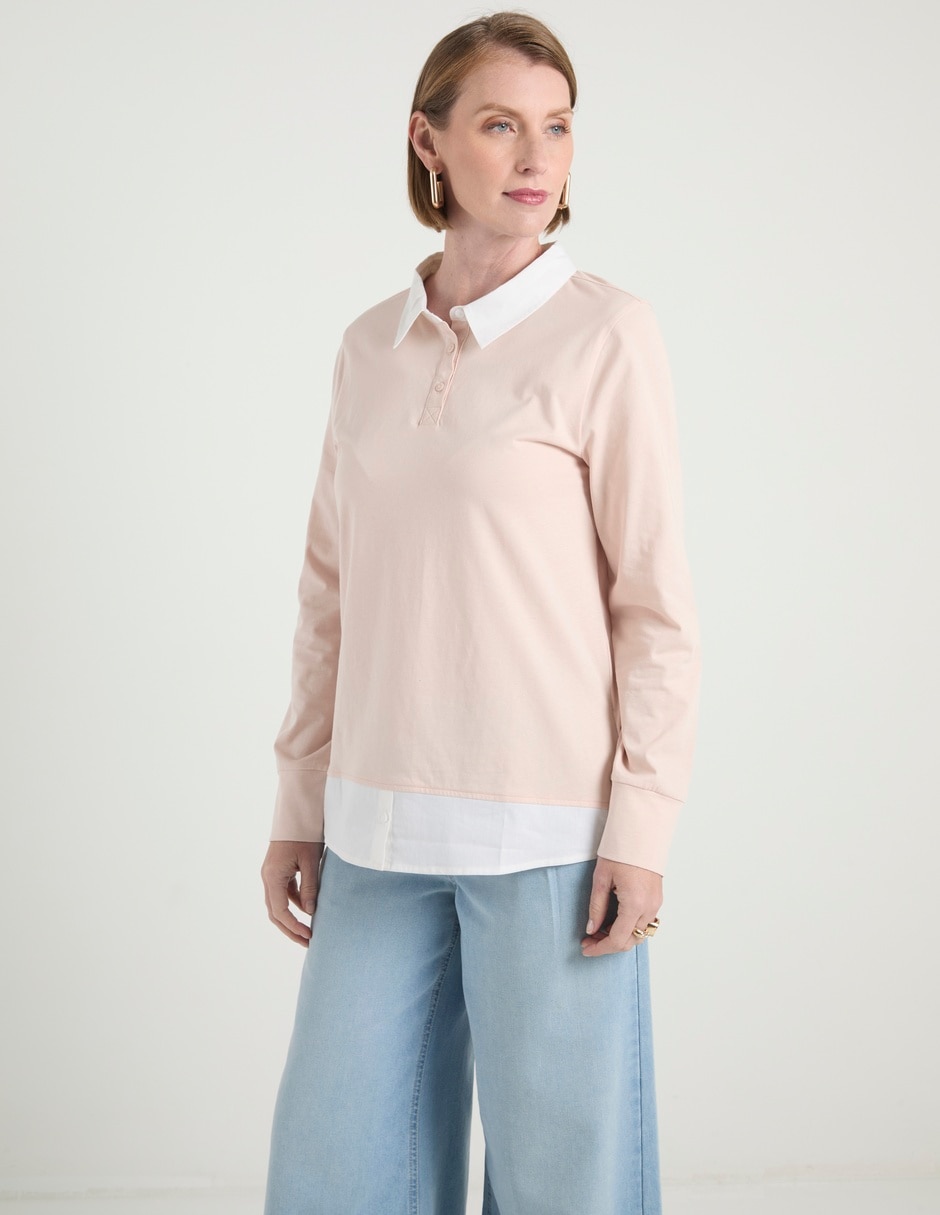 Playera tipo polo para mujer Playera tipo polo para mujer