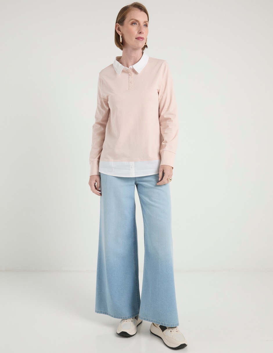 Playera tipo polo Weekend para mujer
