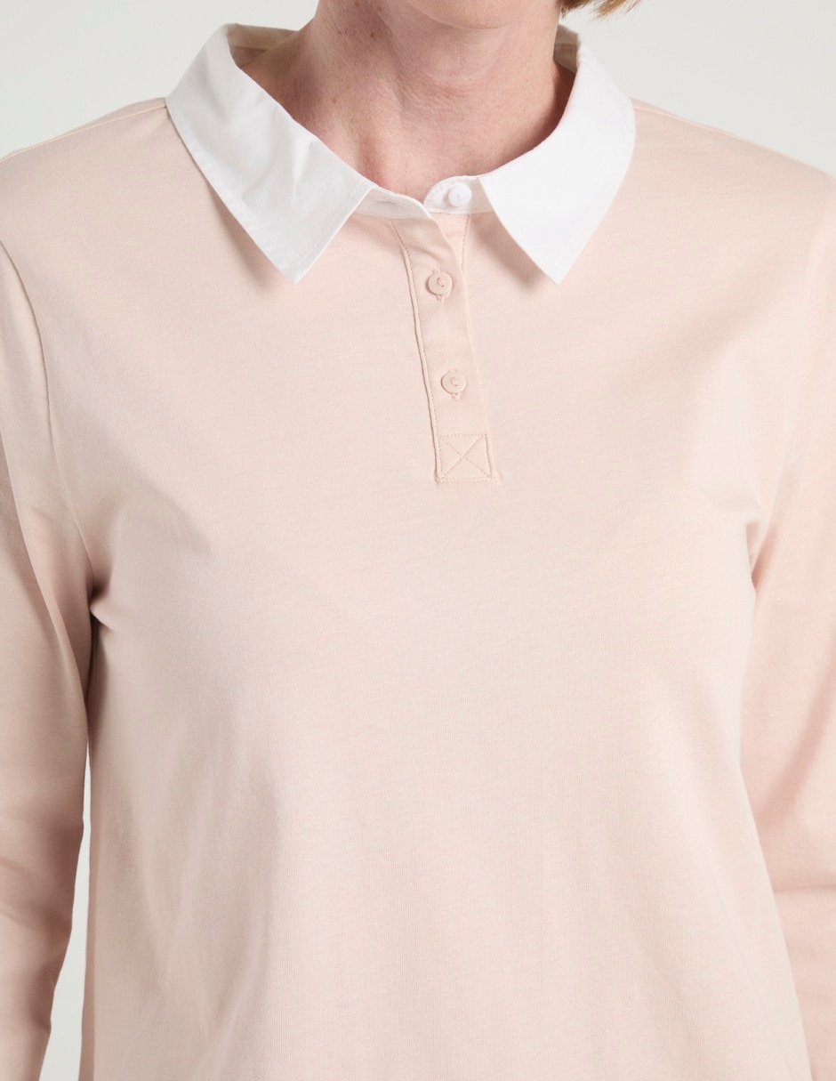 Playera tipo polo Weekend para mujer