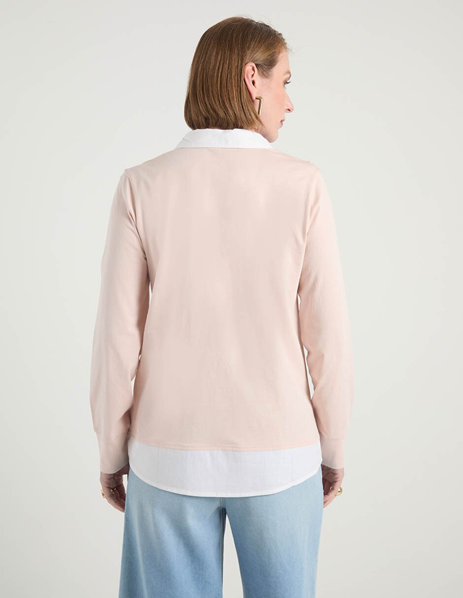 Playera tipo polo Weekend para mujer