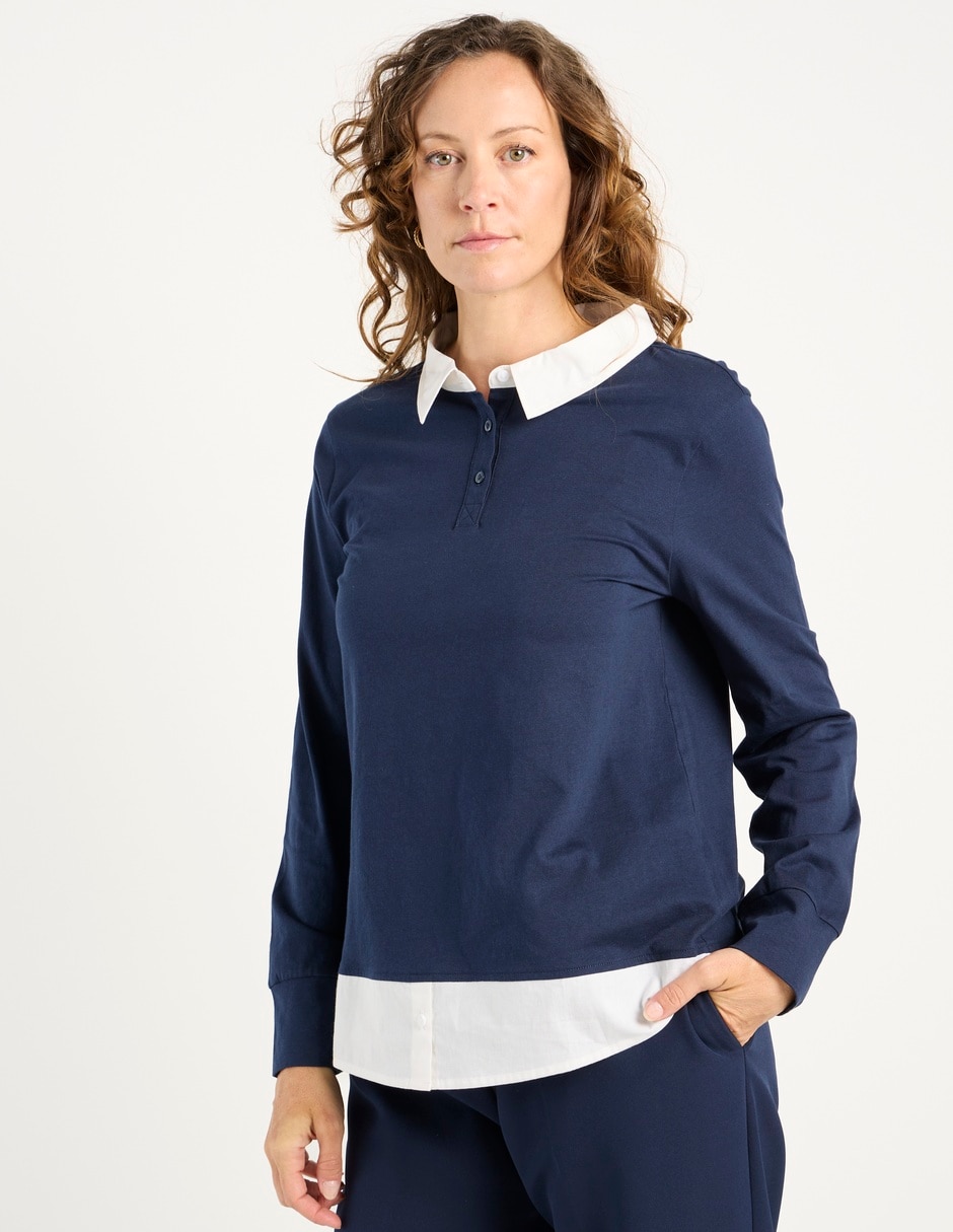 Playera tipo polo para mujer Playera tipo polo para mujer