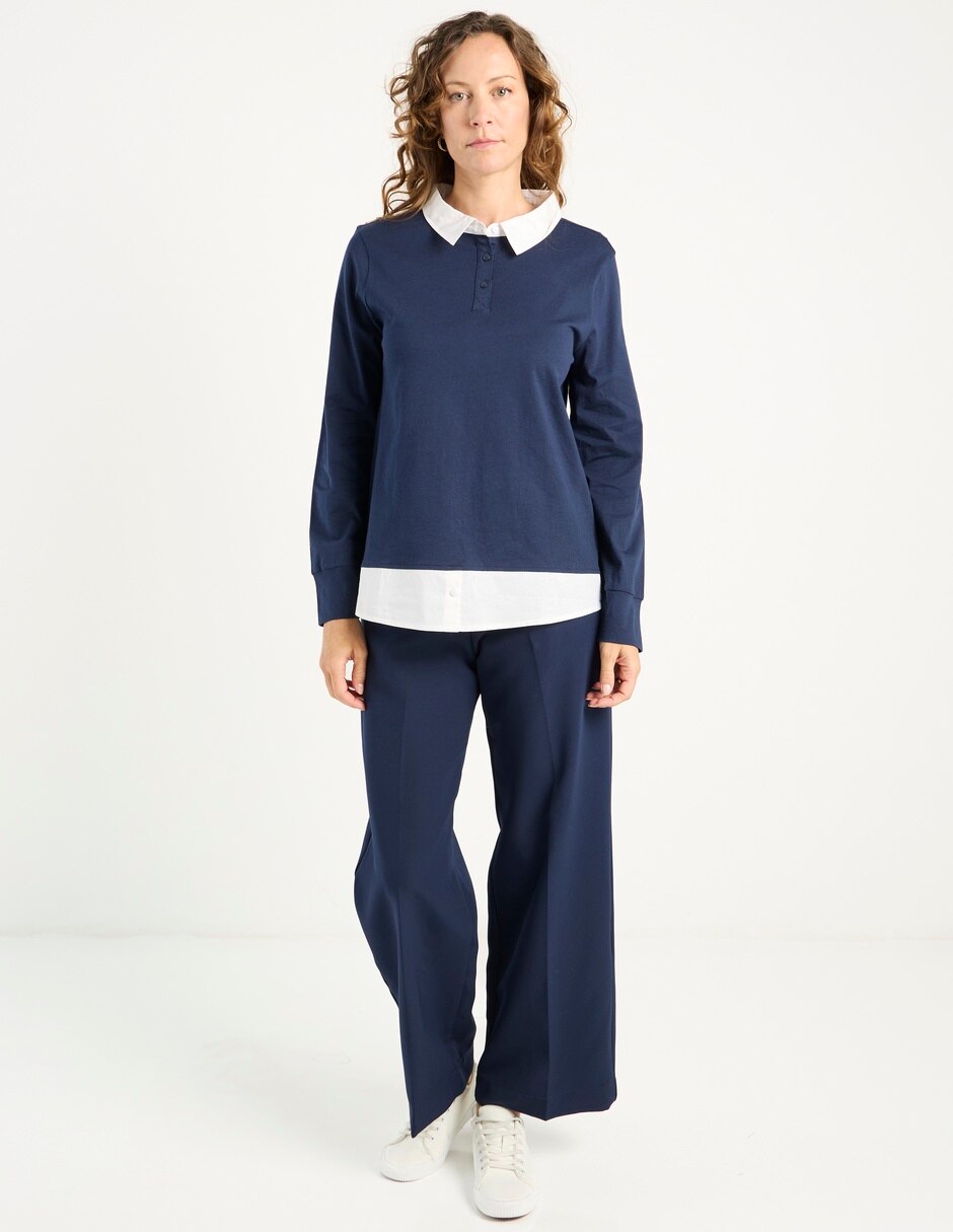 Playera tipo polo para mujer 3