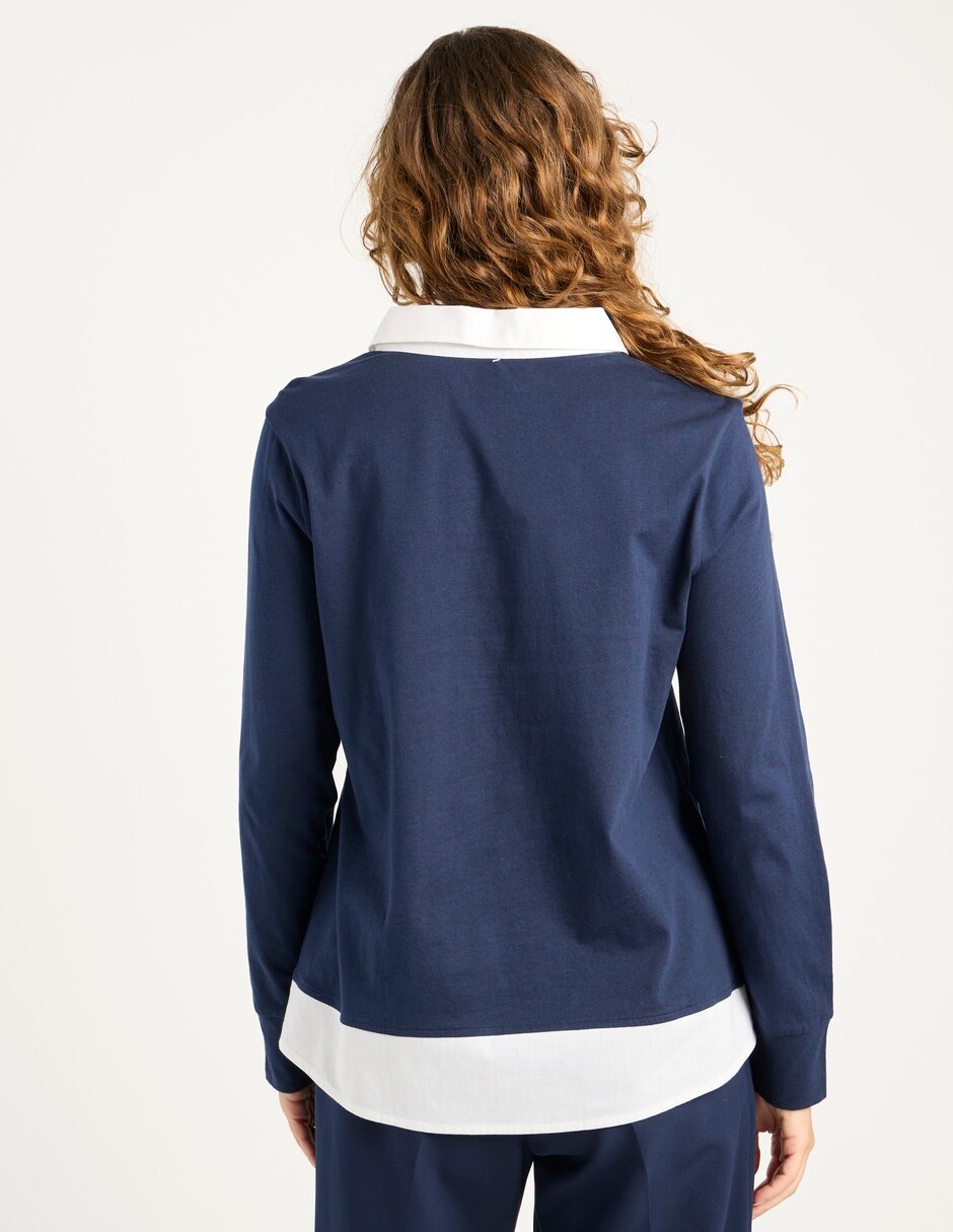 Playera tipo polo para mujer 6