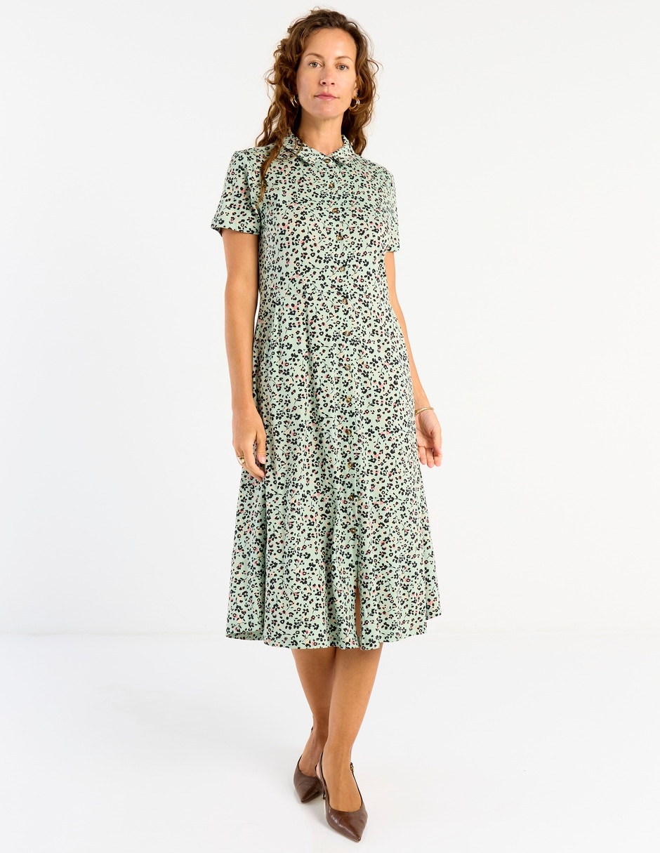 Vestido midi casual para mujer Vestido midi casual para mujer