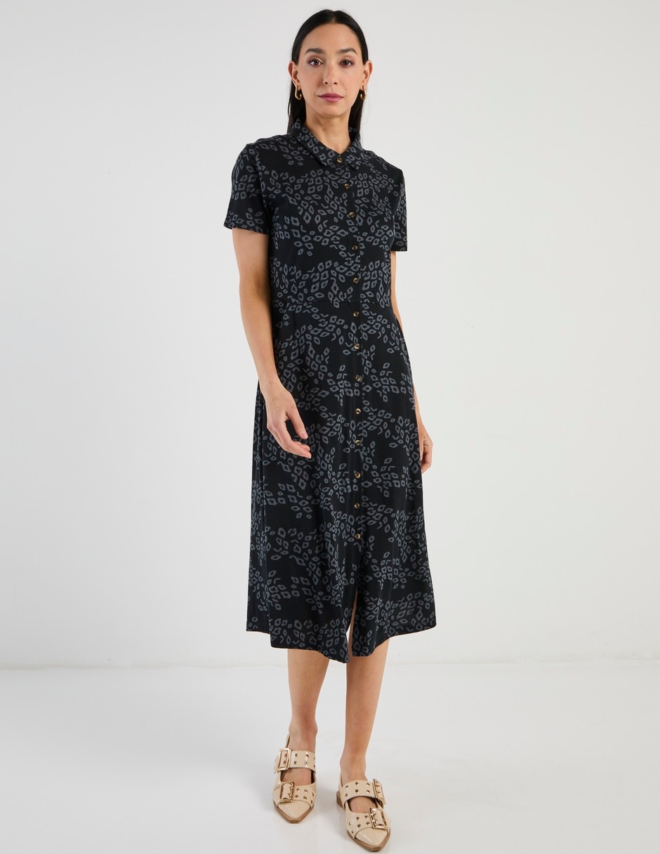 Vestido midi casual para mujer Vestido midi casual para mujer