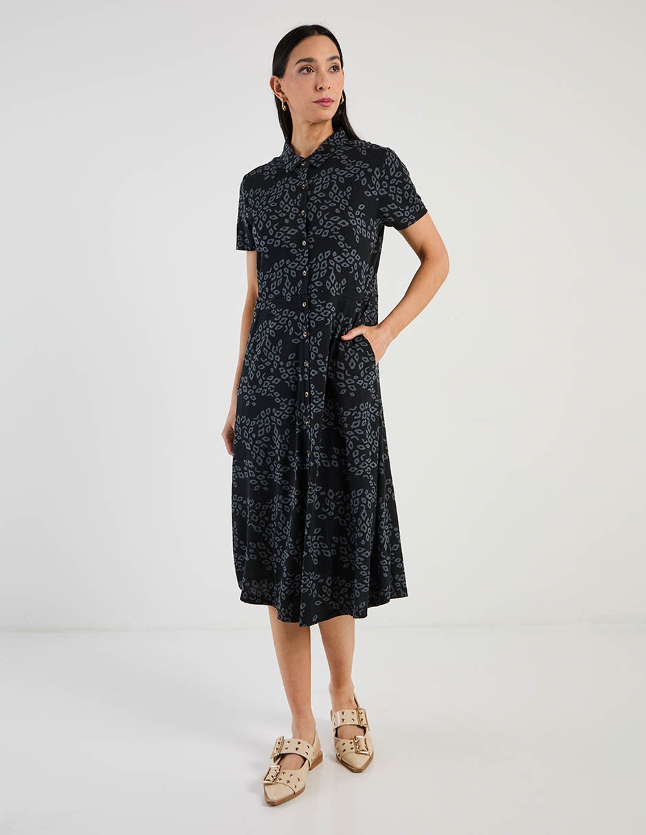Vestido midi casual para mujer 5