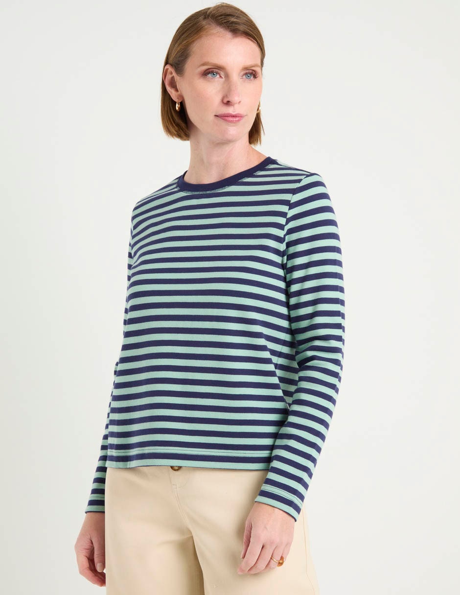 Blusa manga larga Weekend cuello redondo para mujer