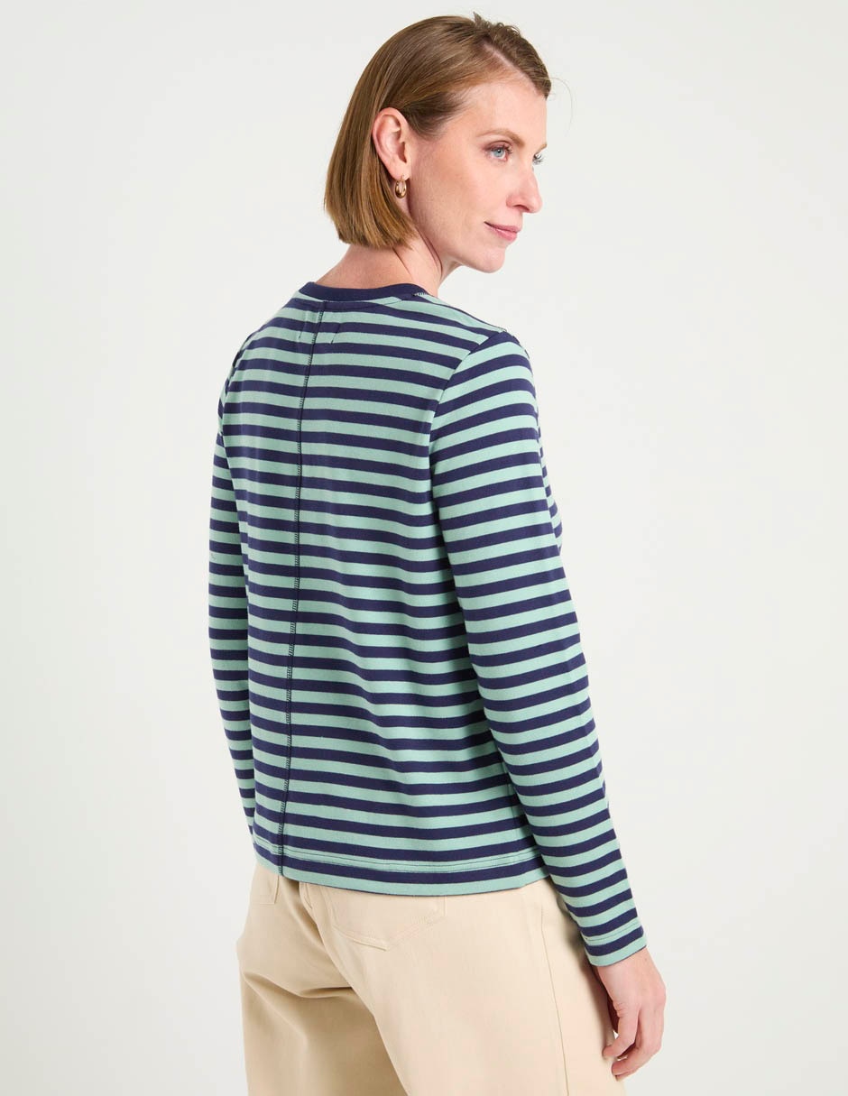 Blusa manga larga Weekend cuello redondo para mujer