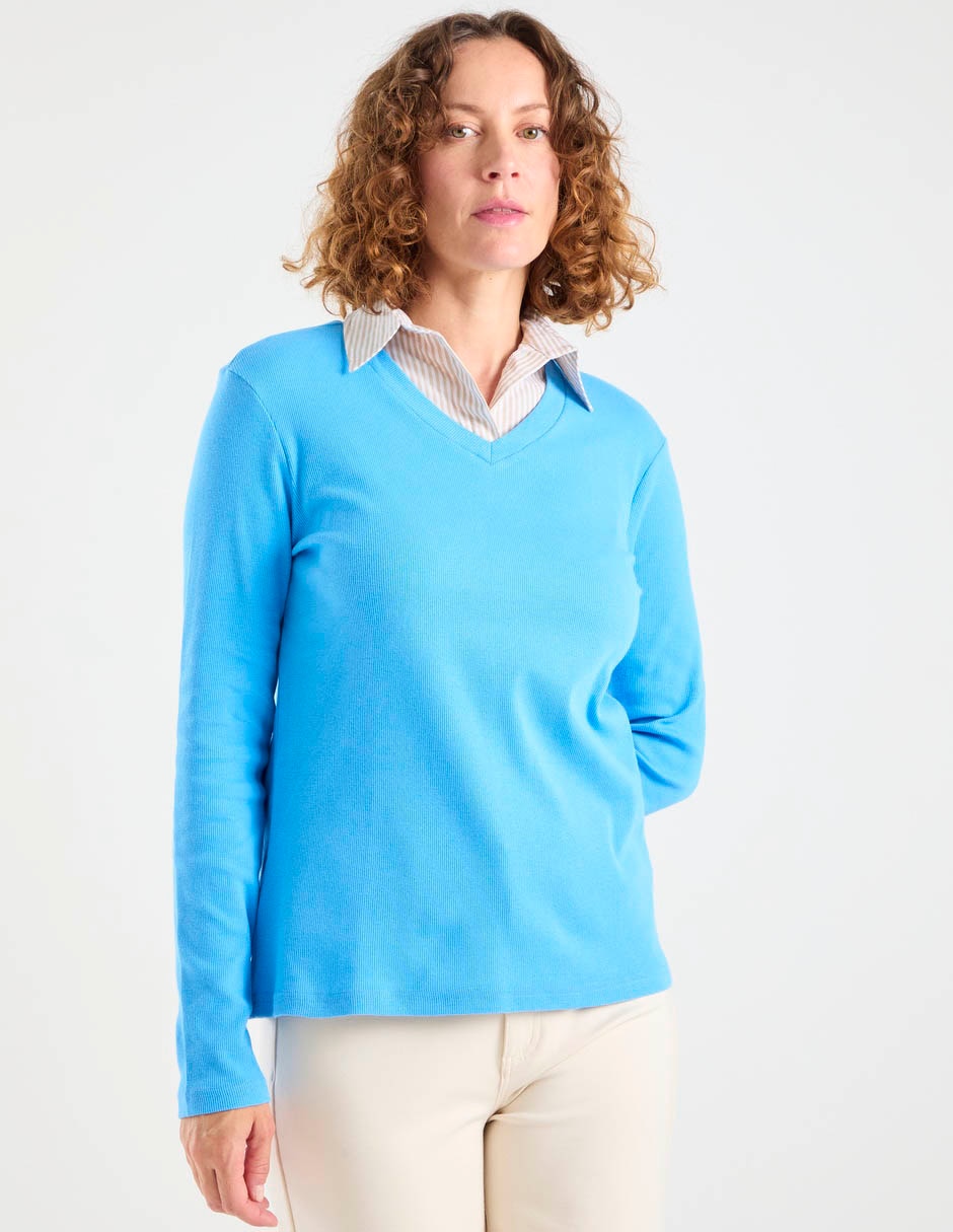 Playera manga larga para mujer Playera manga larga para mujer