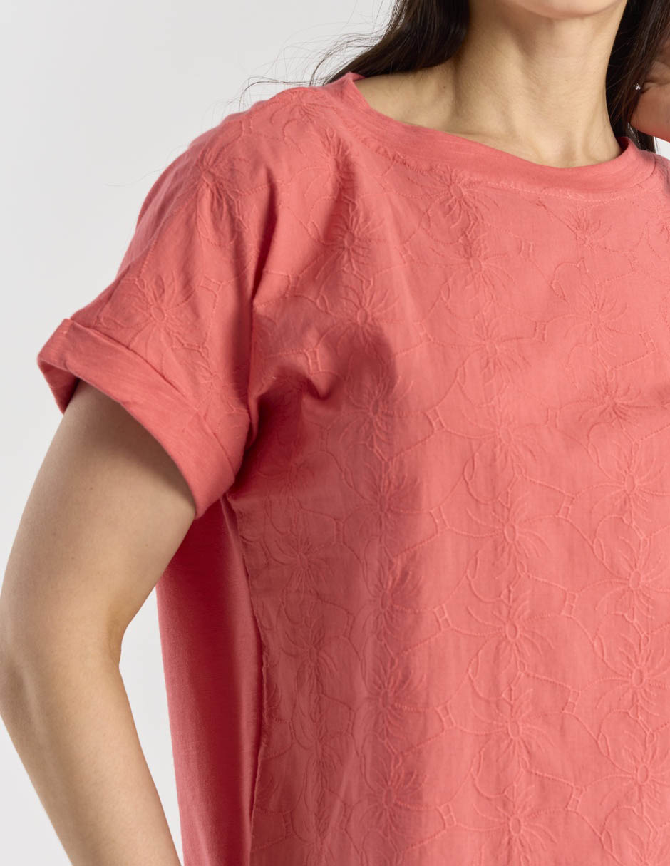 Playera manga corta Weekend cuello redondo para mujer
