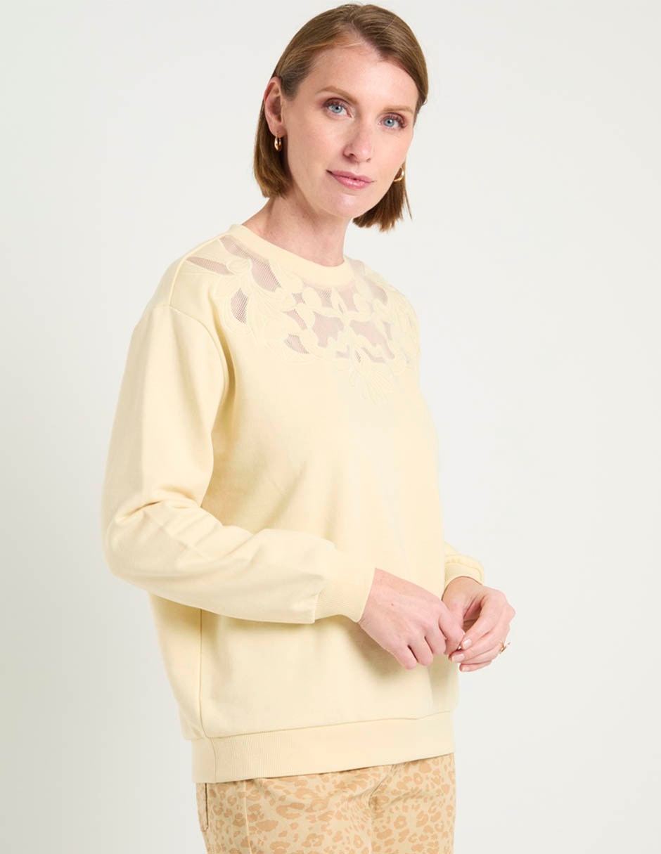 Sudadera con corte láser para mujer 5