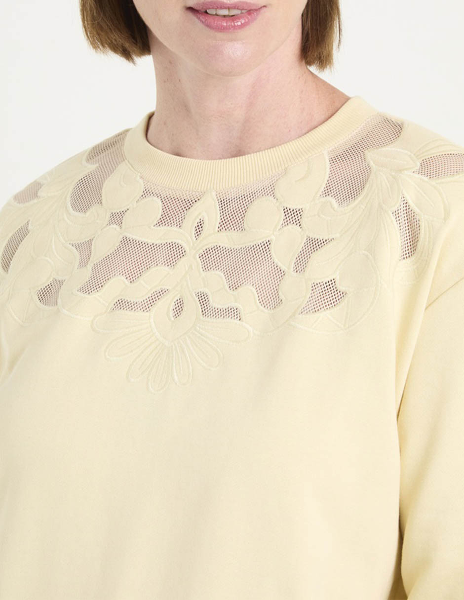 Sudadera con corte láser para mujer 3