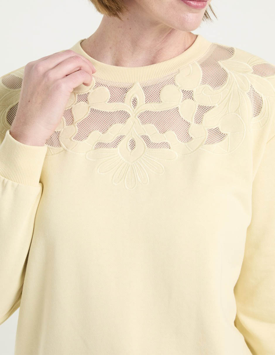 Sudadera con corte láser para mujer 2