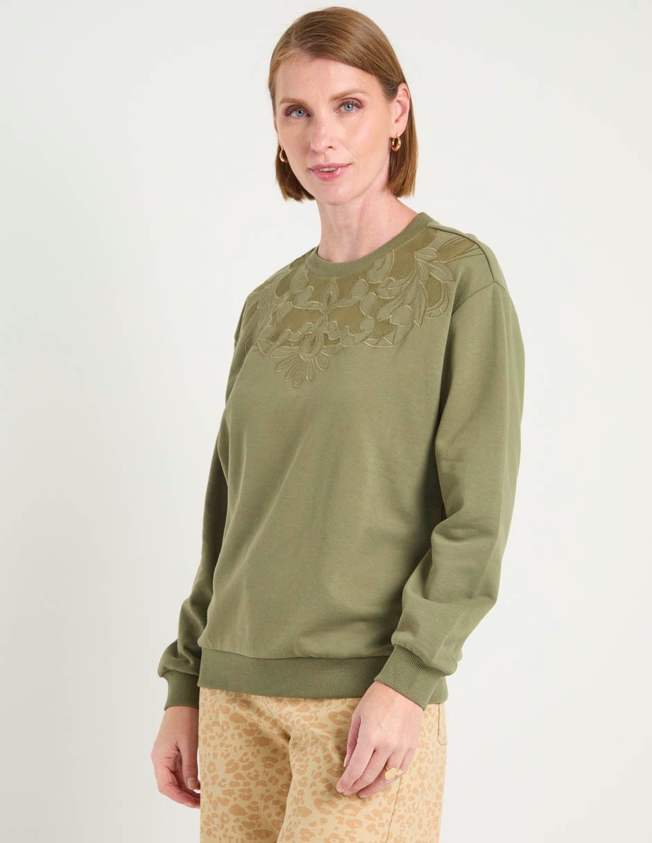 Sudadera con corte laser para mujer 2