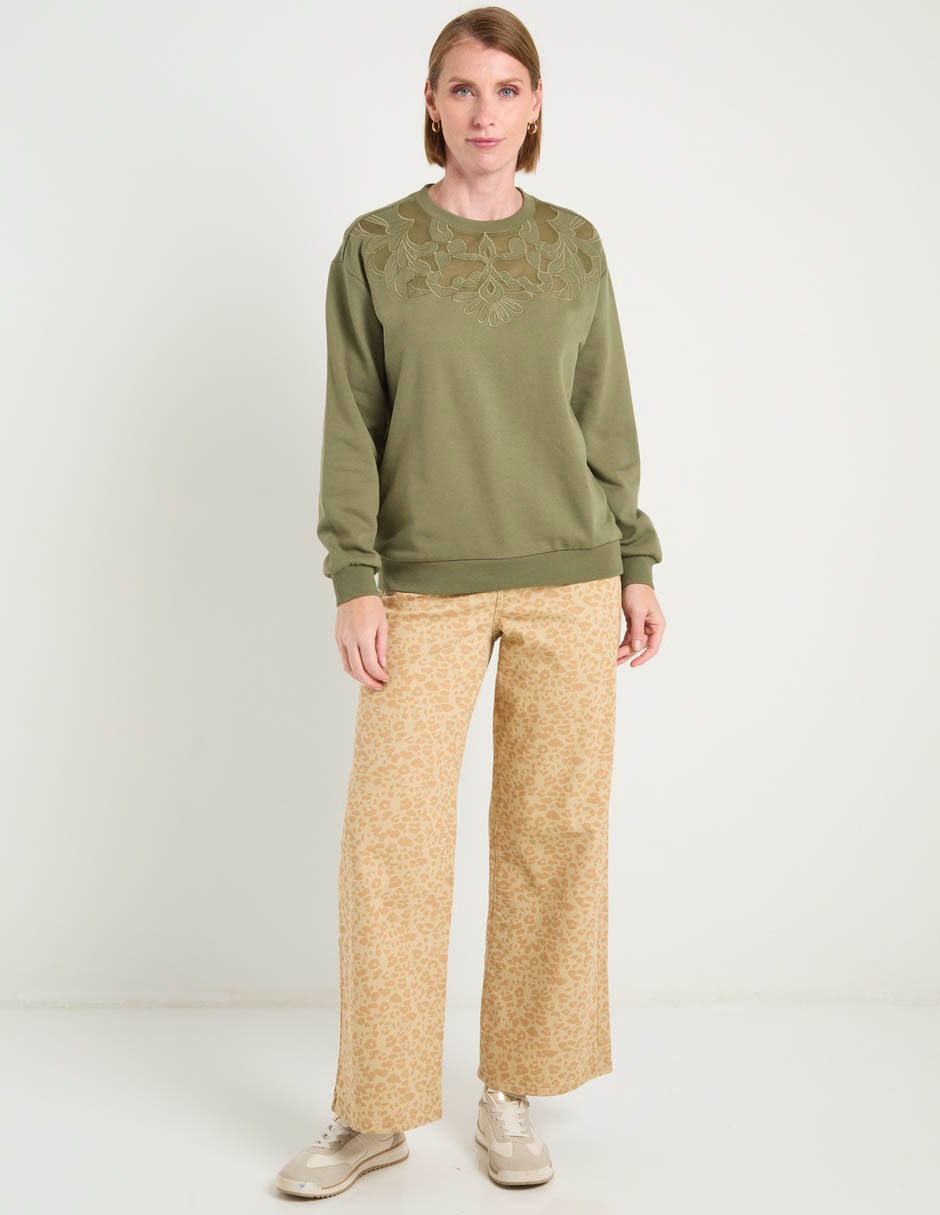 Sudadera con corte laser para mujer 3