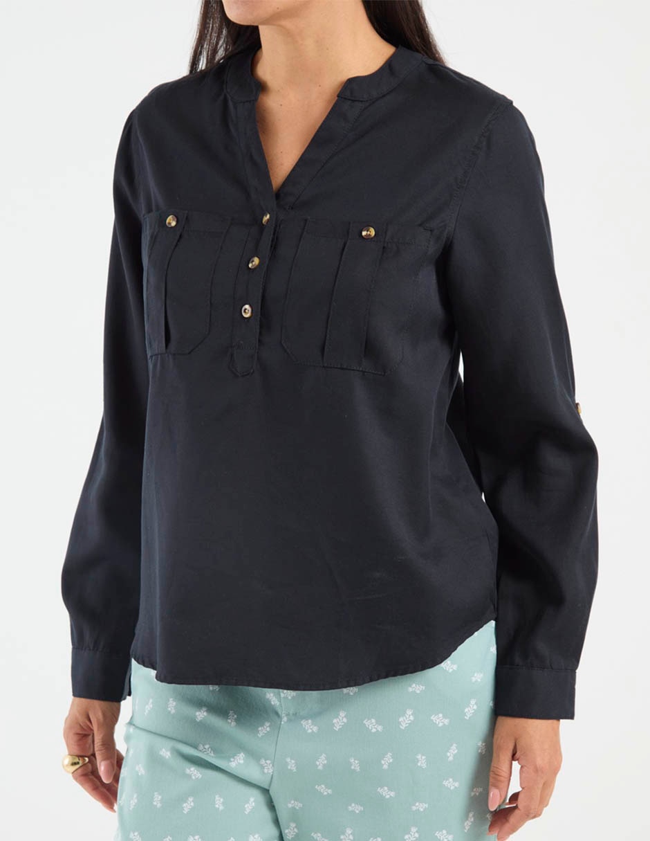 Blusa Weekend manga larga para mujer