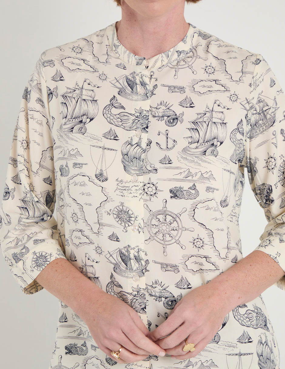 Blusa manga 3/4 para mujer 10
