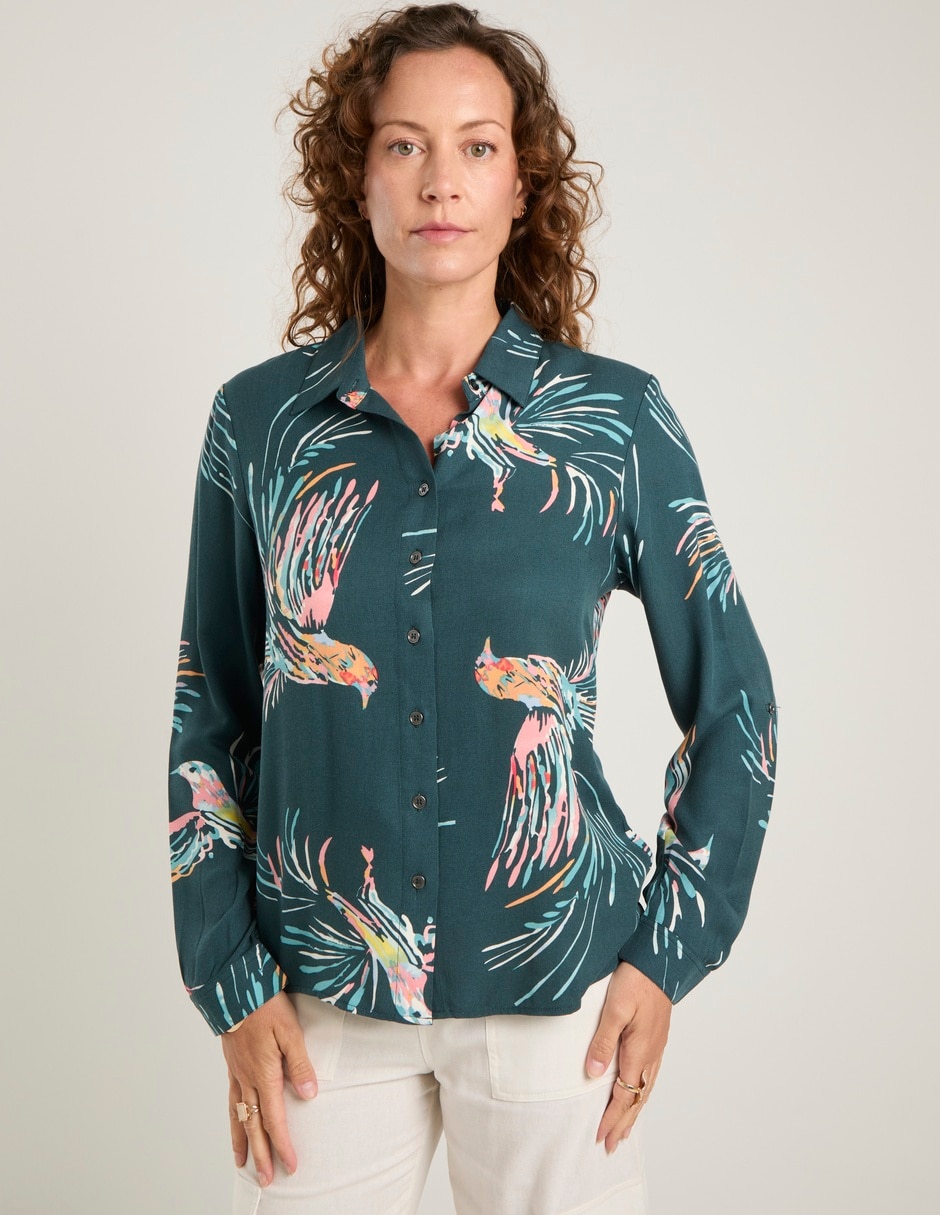 Blusa manga larga para mujer 1