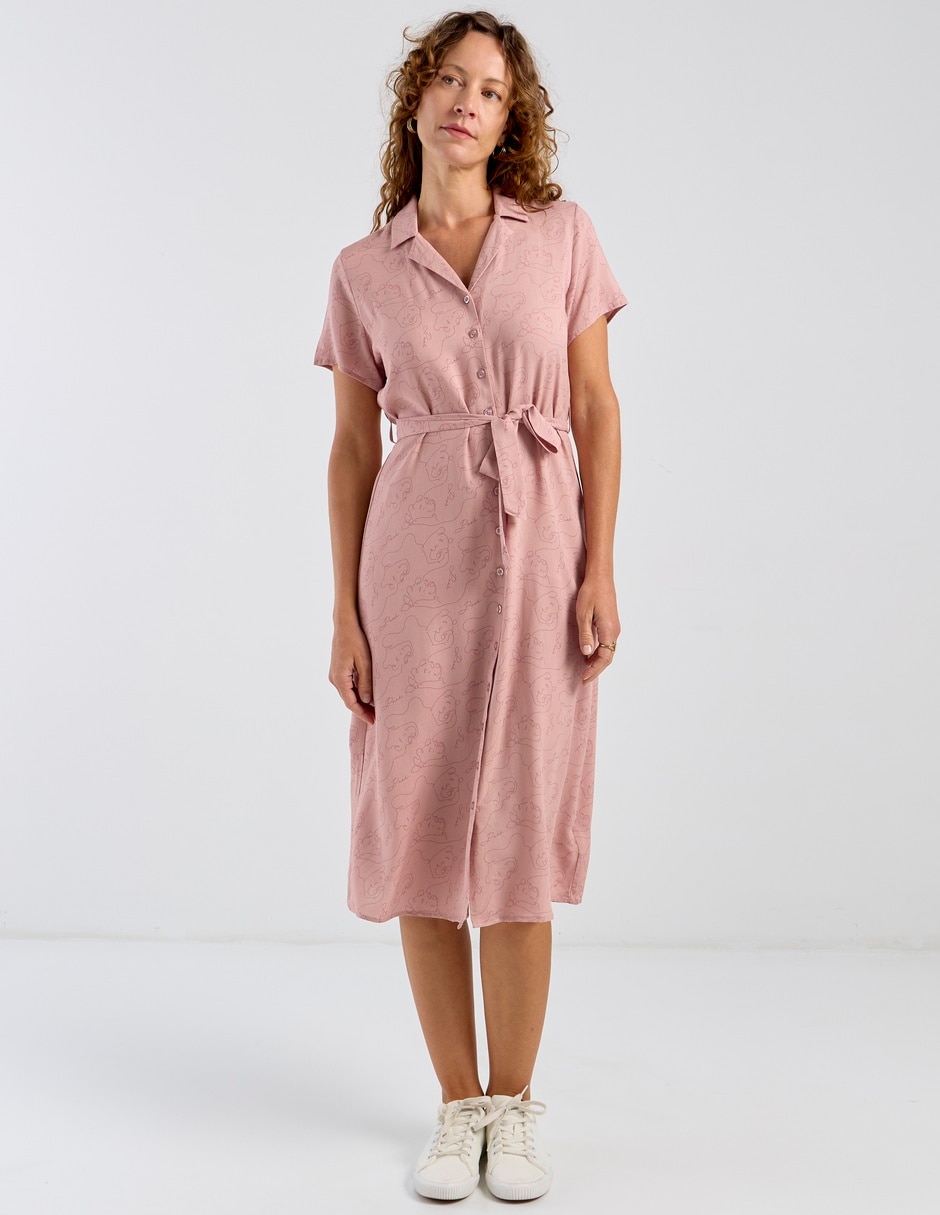 Vestido midi casual para mujer