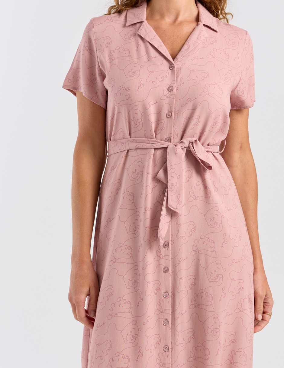 Vestido midi casual para mujer