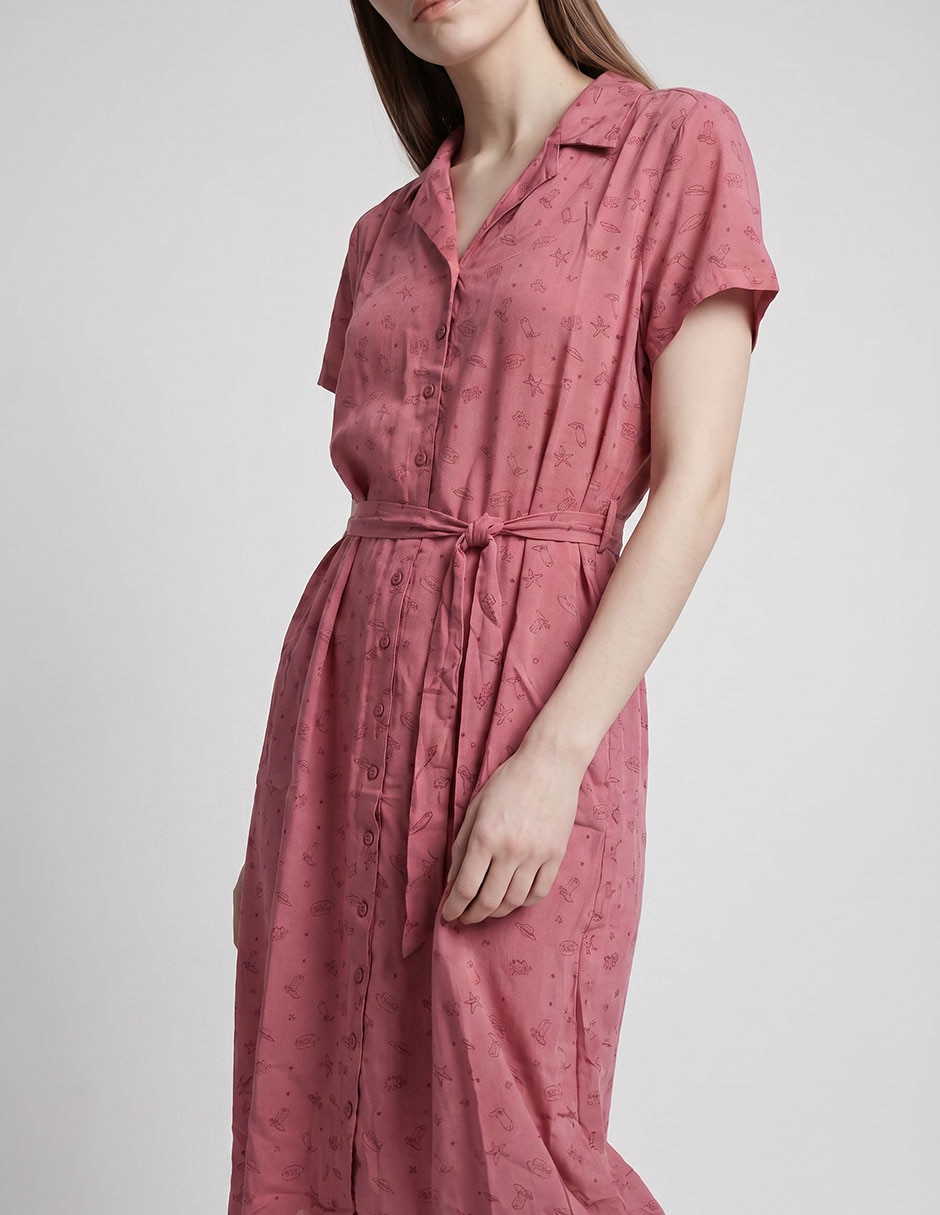 Vestido arriba de la rodilla casual para mujer 2