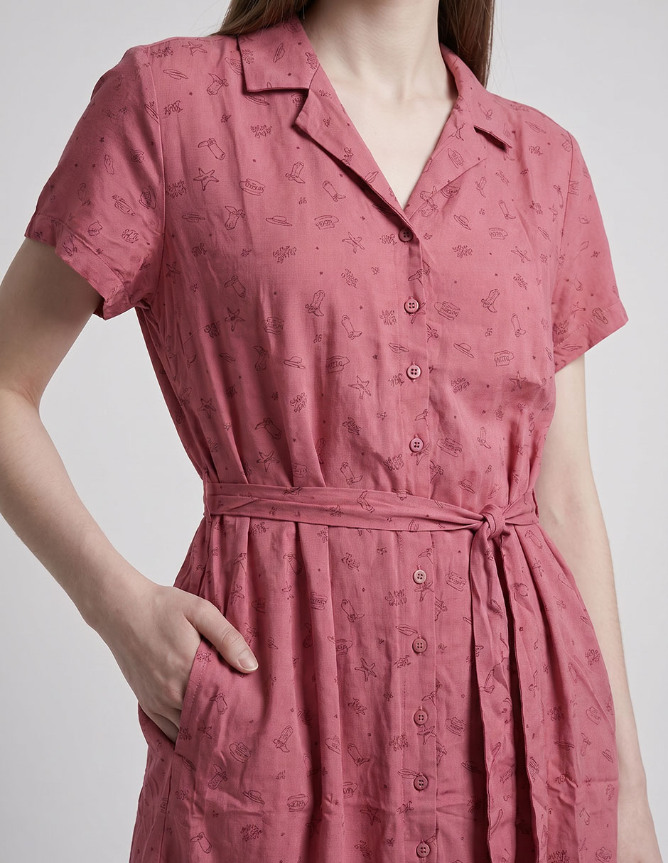 Vestido arriba de la rodilla casual para mujer 3