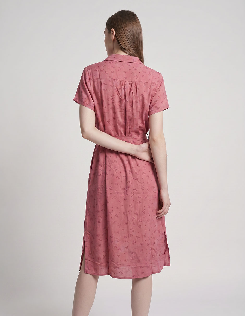 Vestido arriba de la rodilla casual para mujer 5