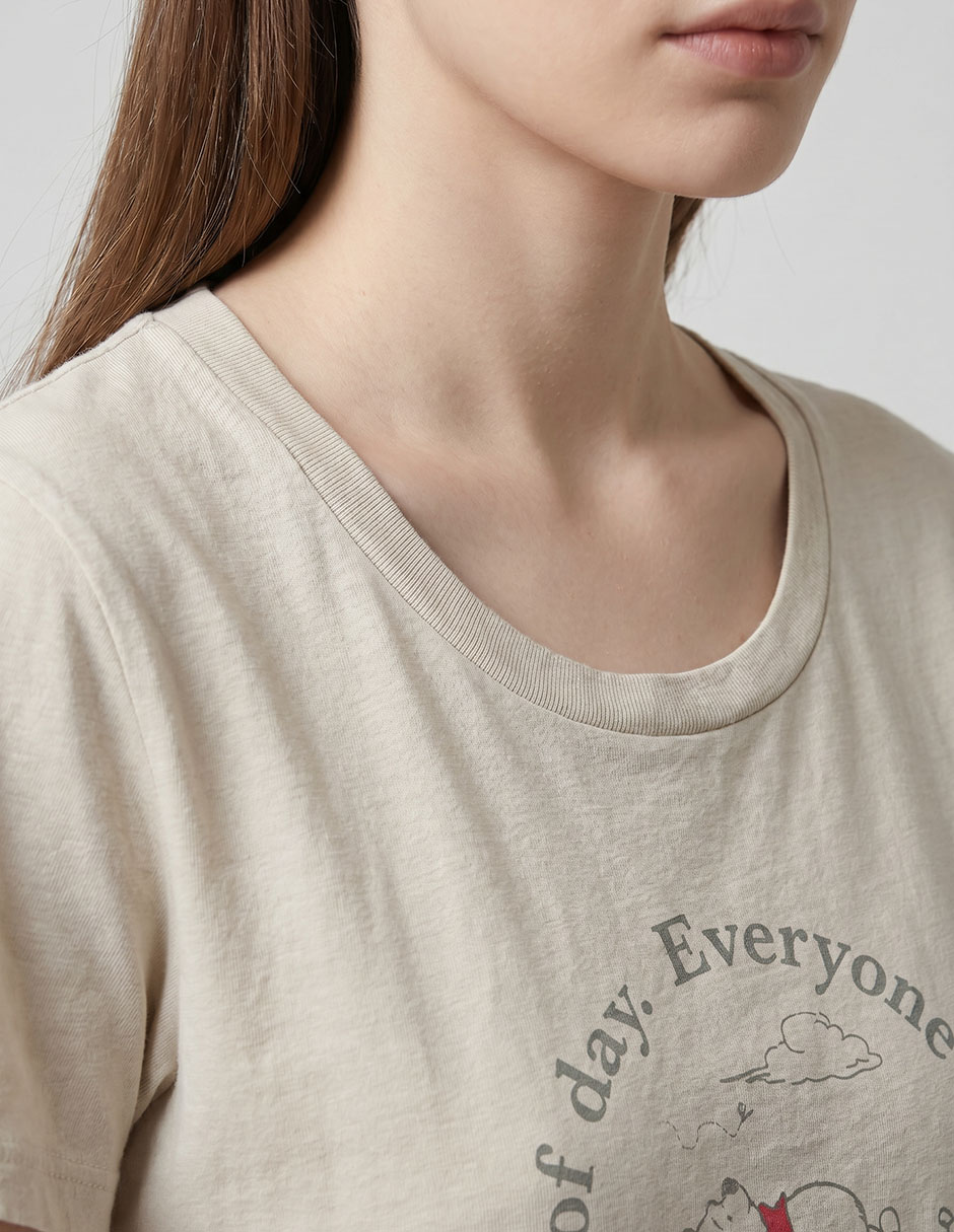 Playera manga corta Disney Dtr cuello redondo para mujer