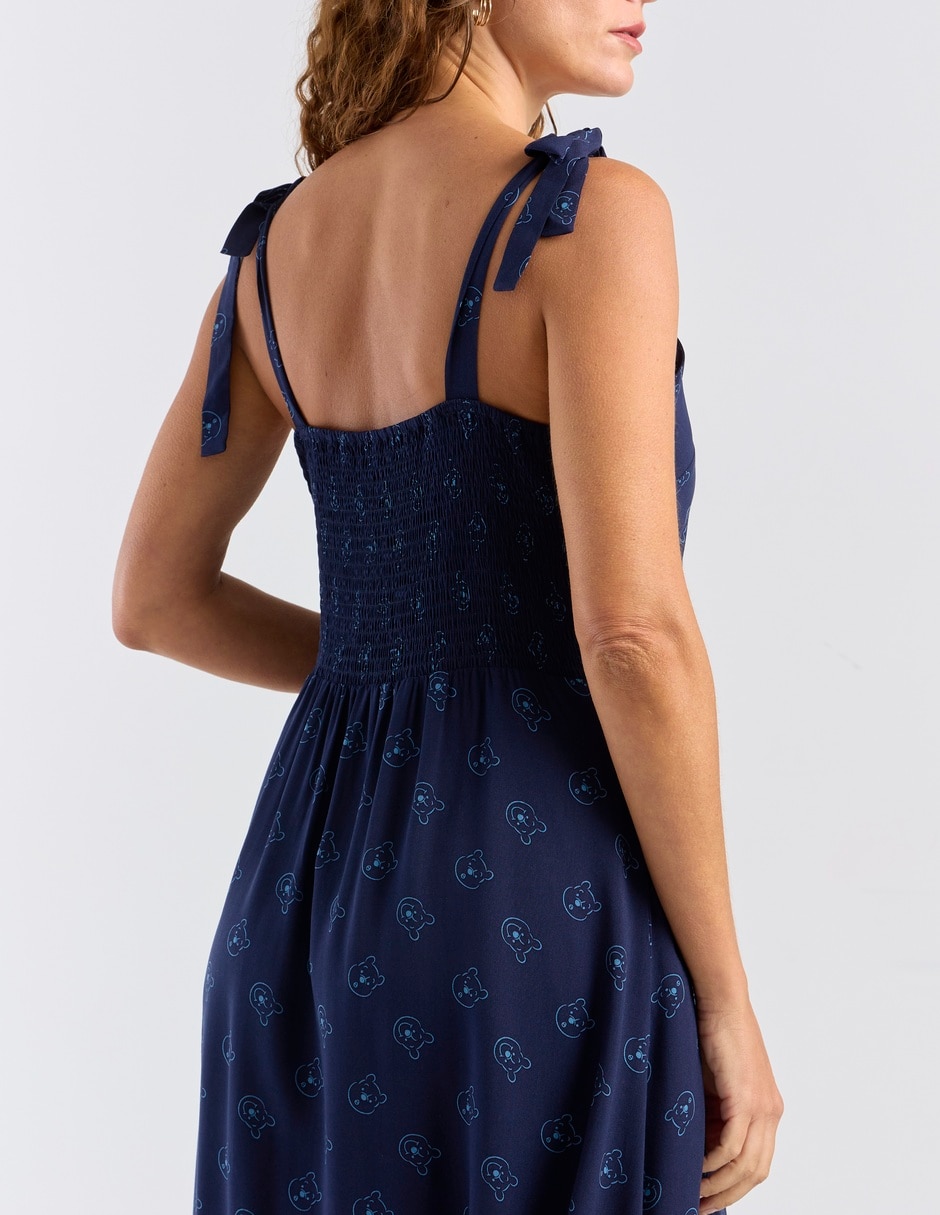 Vestido largo casual Disney Dtr para mujer