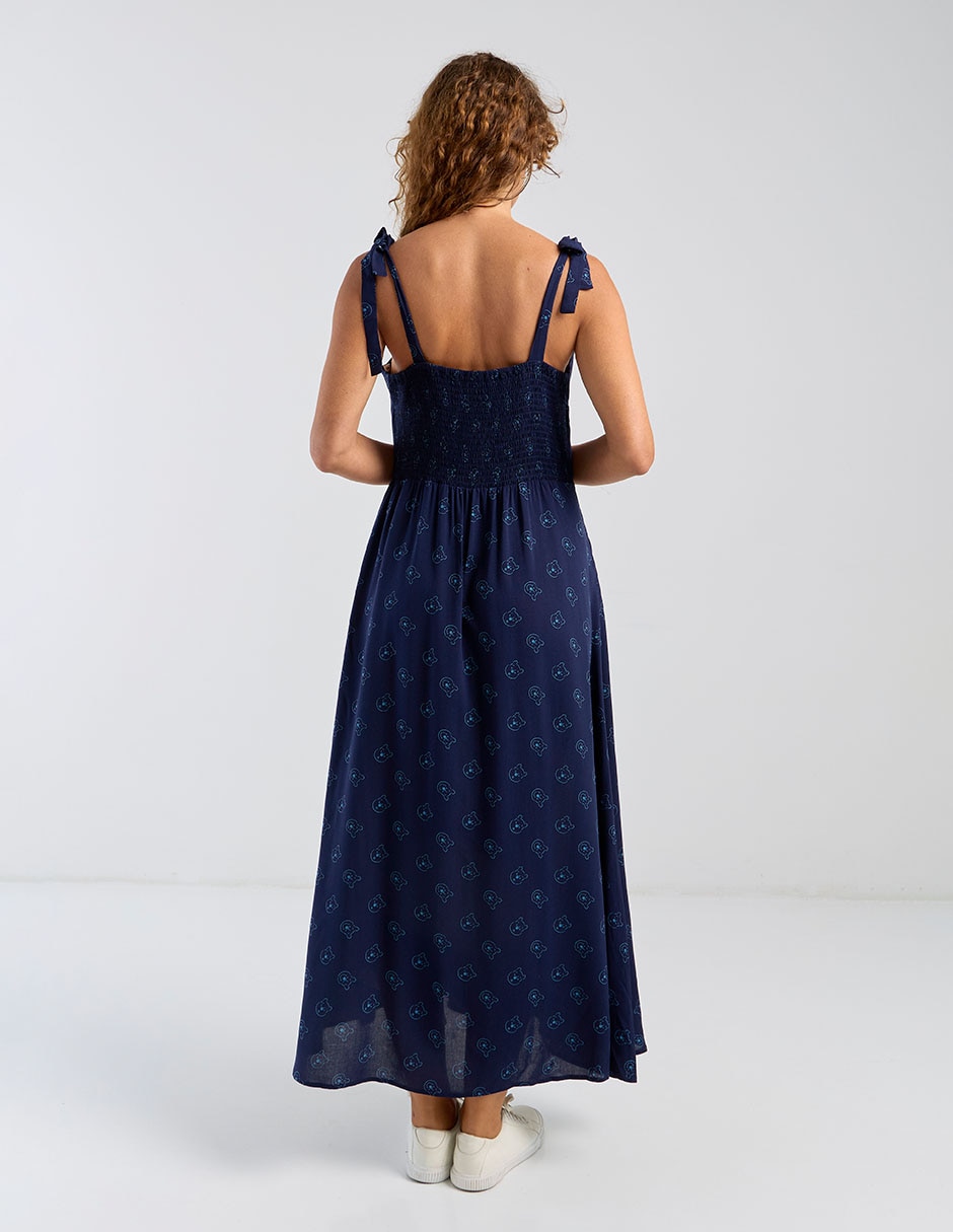 Vestido largo casual Disney Dtr para mujer