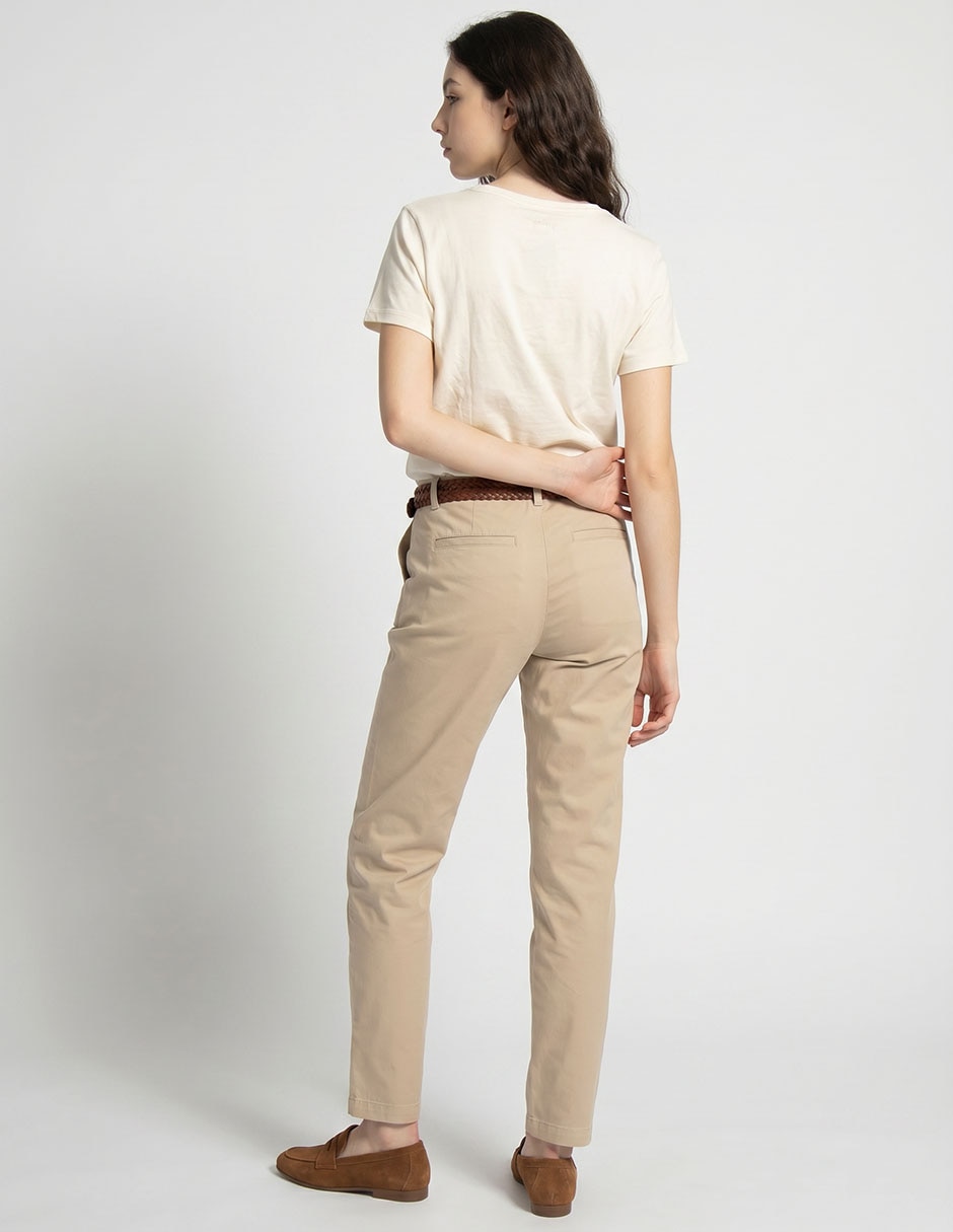 Playera manga corta cuello redondo para mujer 4