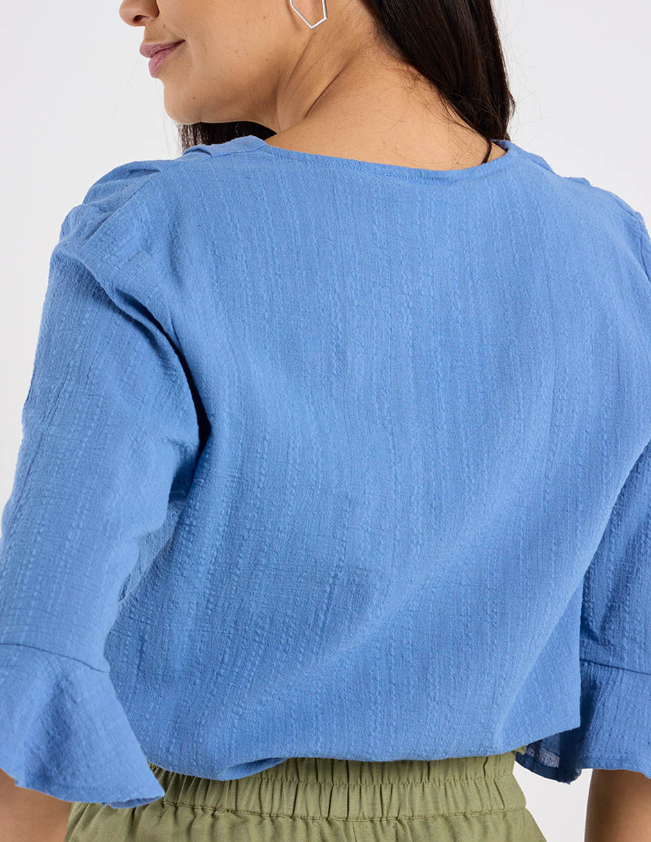 Blusa manga 3/4 para mujer 7