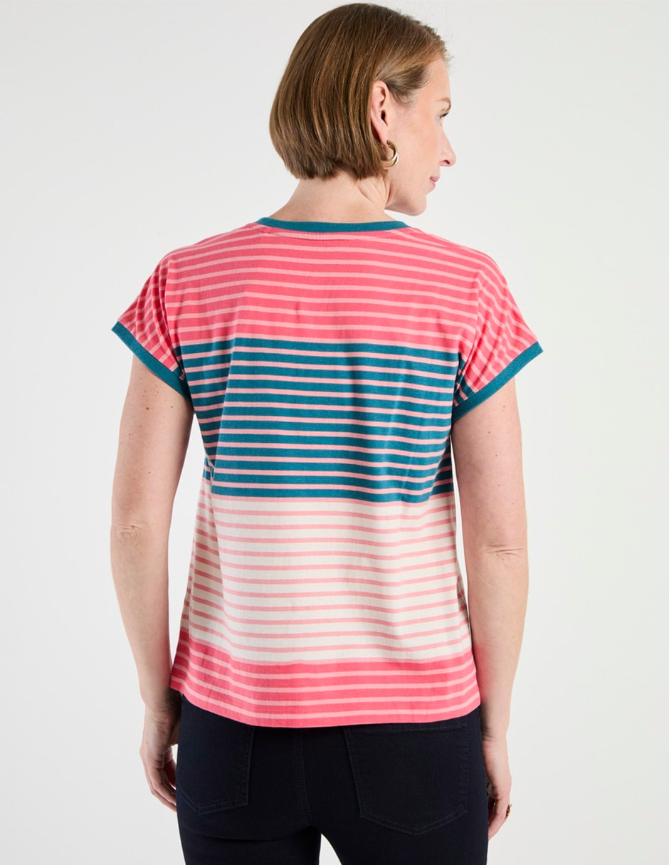 Playera manga corta cuello v mujer 4