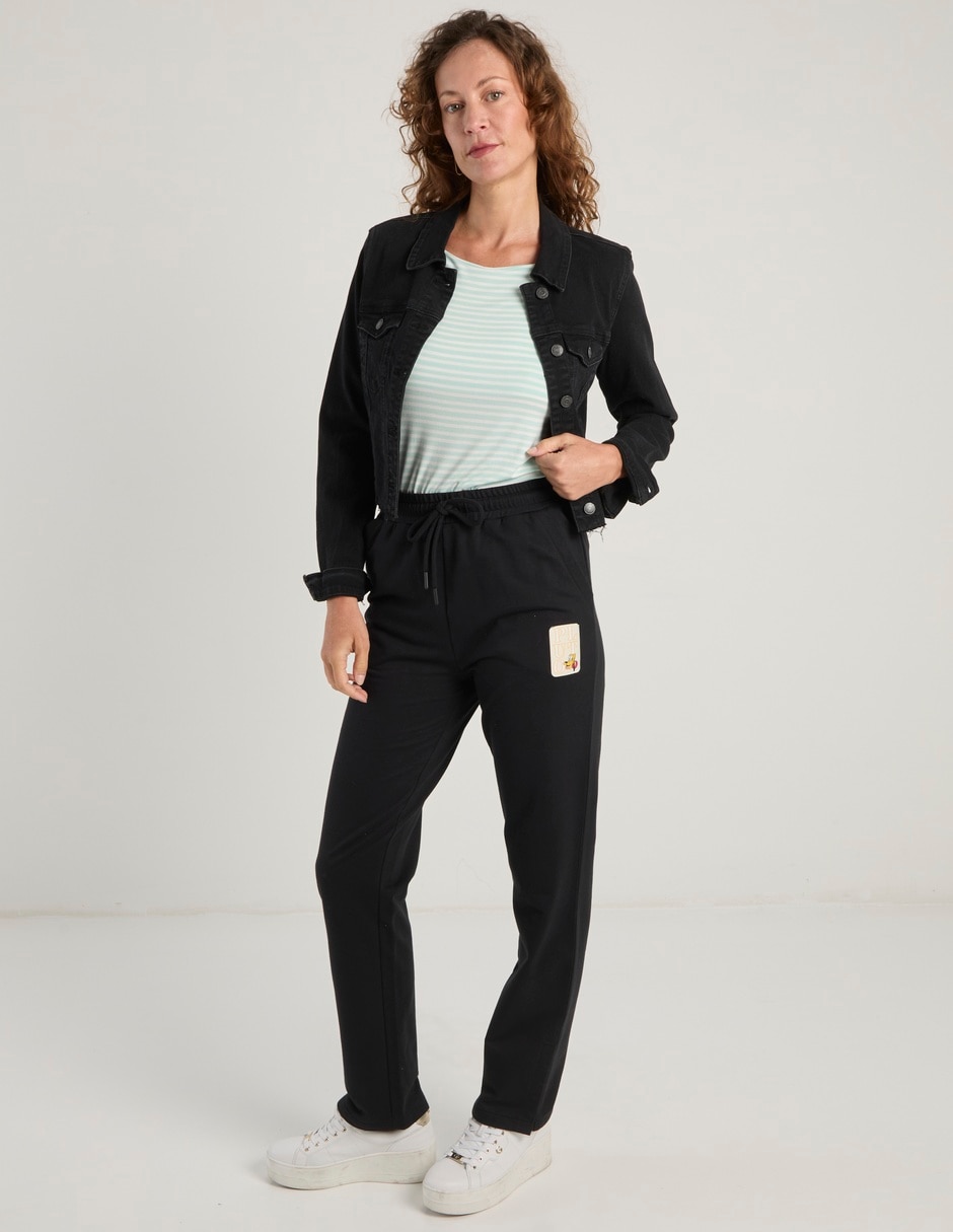Pants slim con agujeta para mujer Pants slim con agujeta para mujer