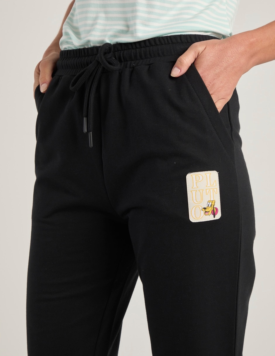Pants slim con agujeta para mujer