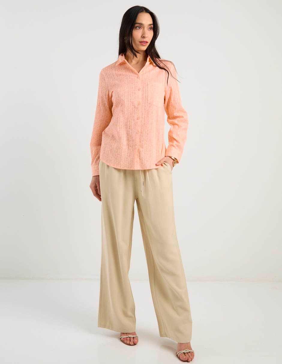 Blusa Weekend manga larga para mujer