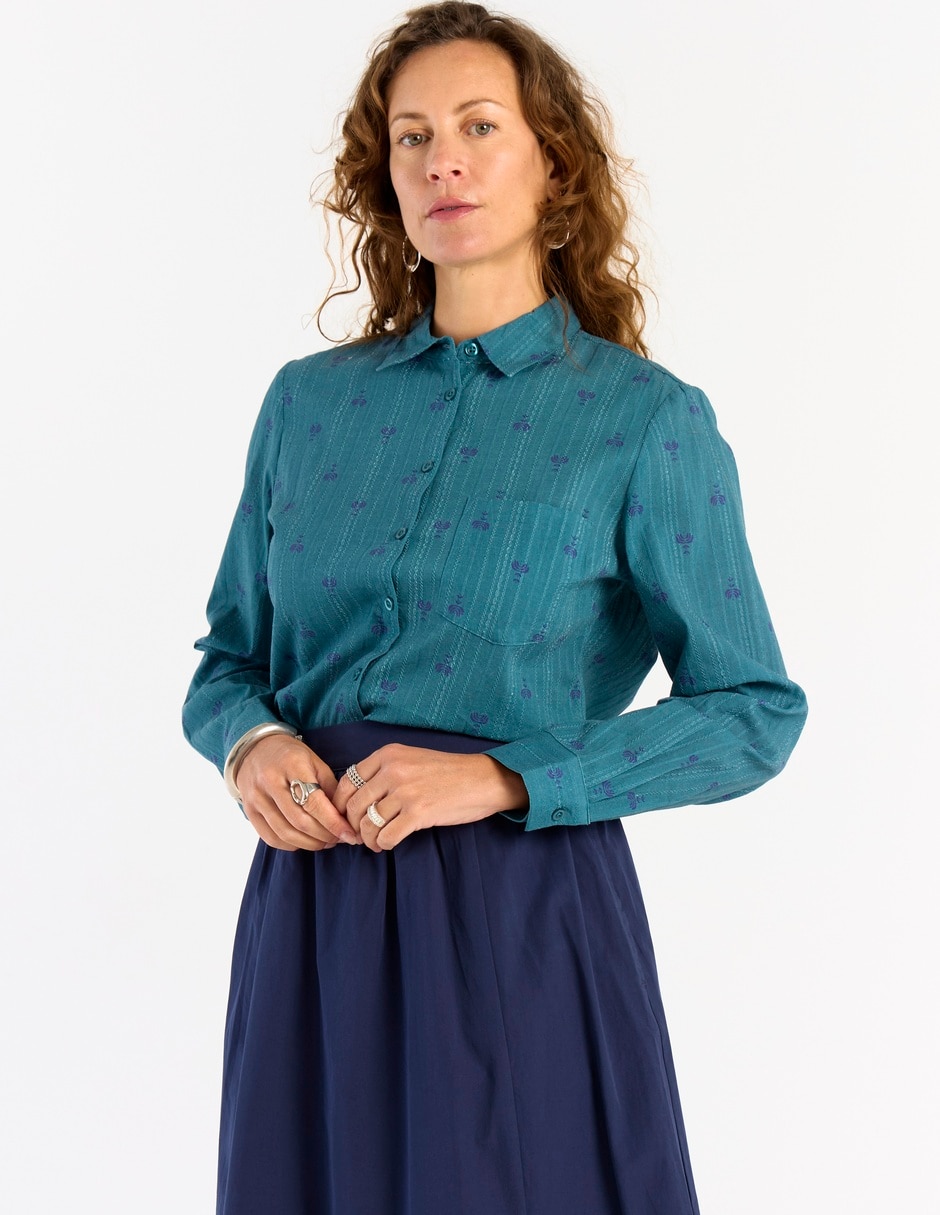 Blusa manga larga para mujer 1