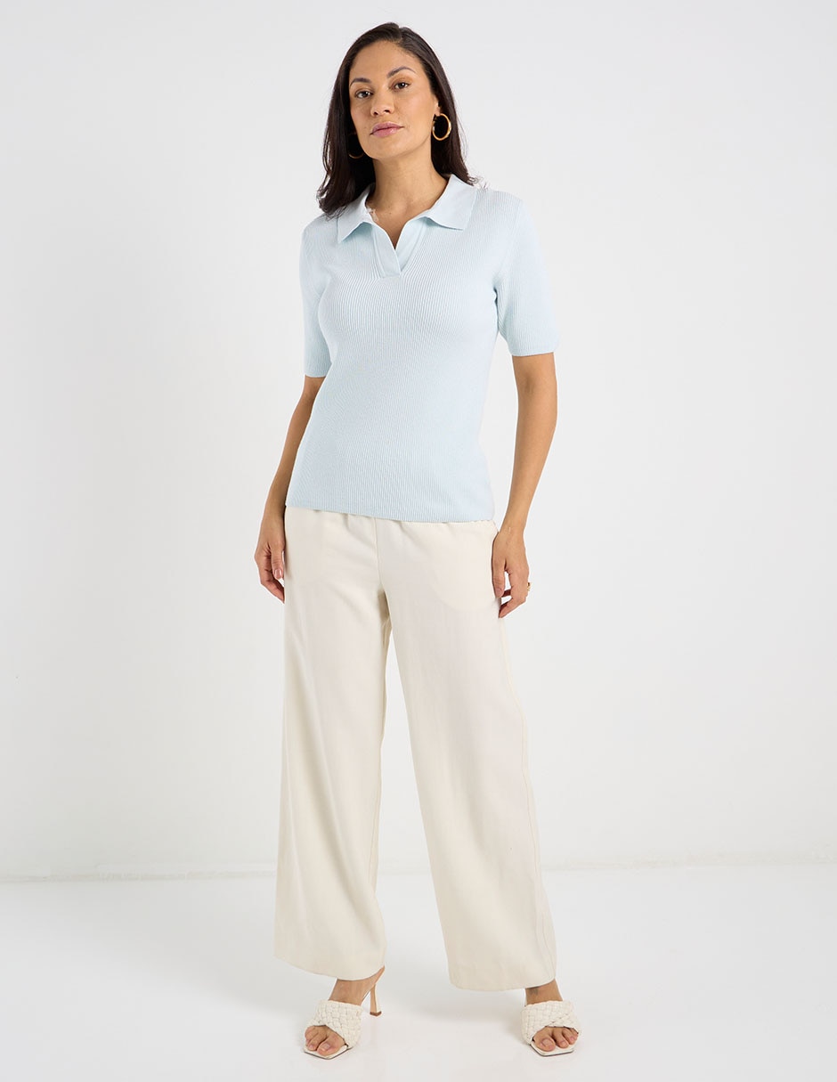 Blusa manga corta para mujer 5