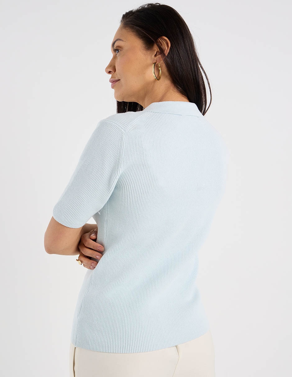 Blusa manga corta para mujer 6