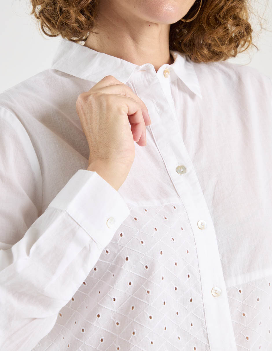 Blusa manga larga para mujer 5