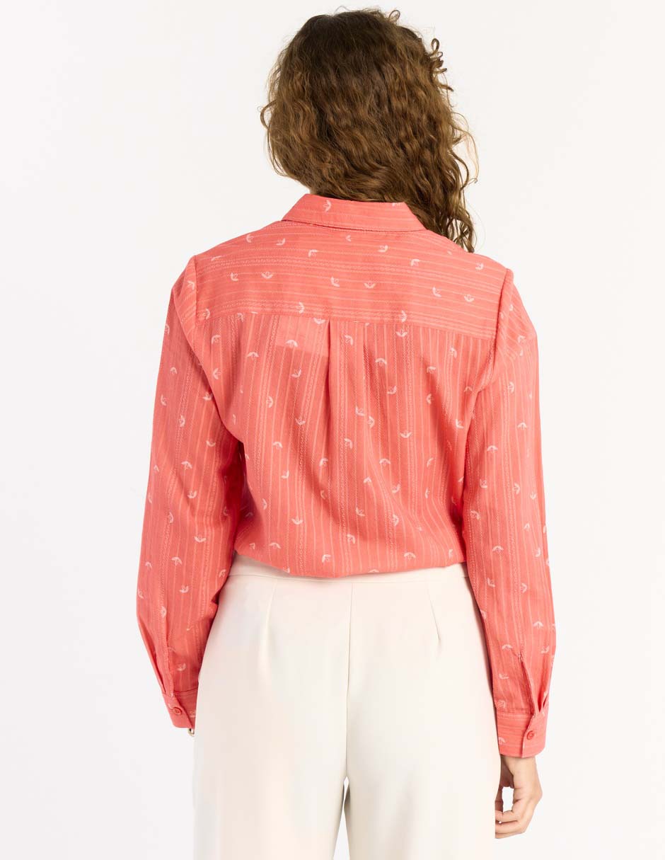 Blusa manga larga para mujer 6
