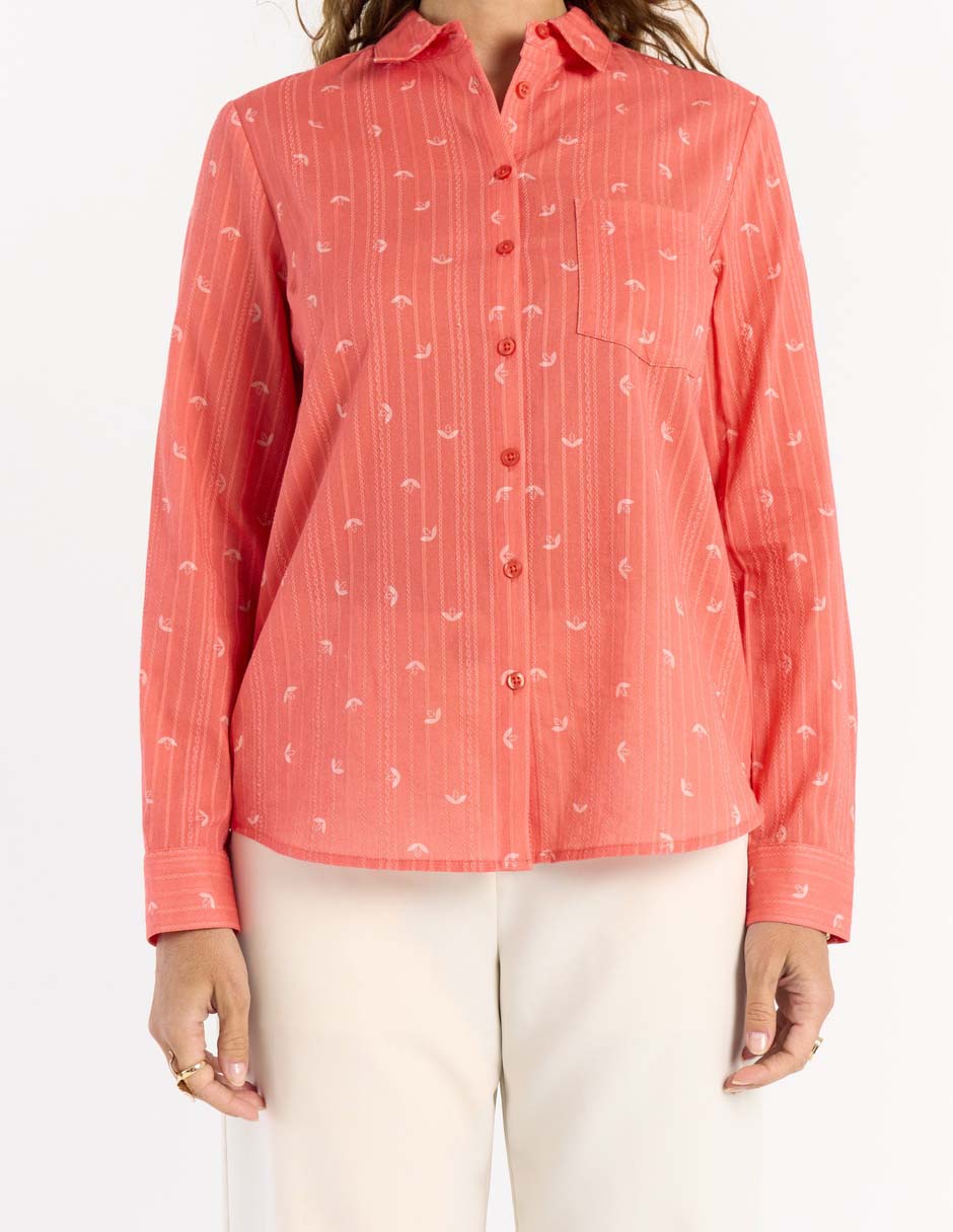 Blusa manga larga para mujer 8