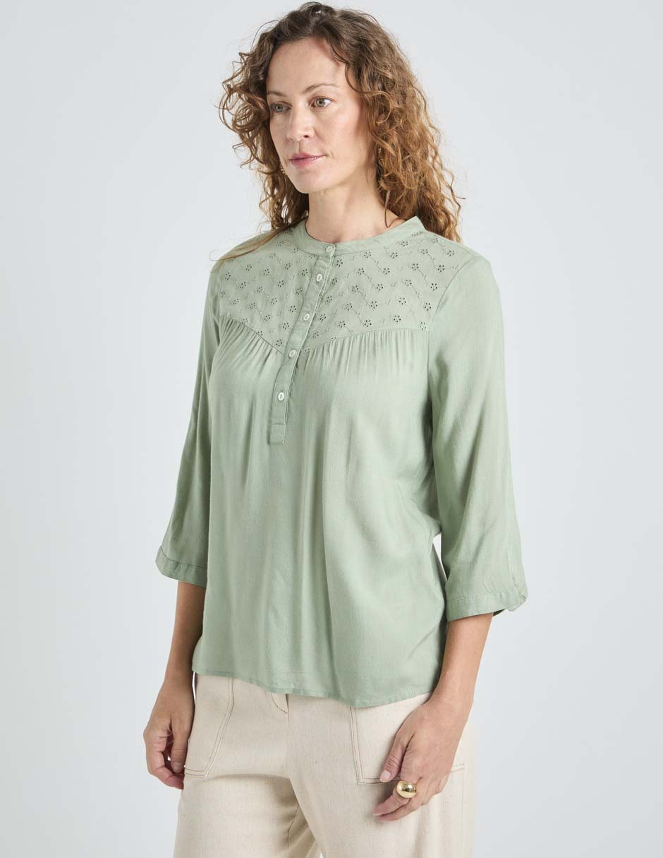 Blusa manga 3/4 para mujer 3